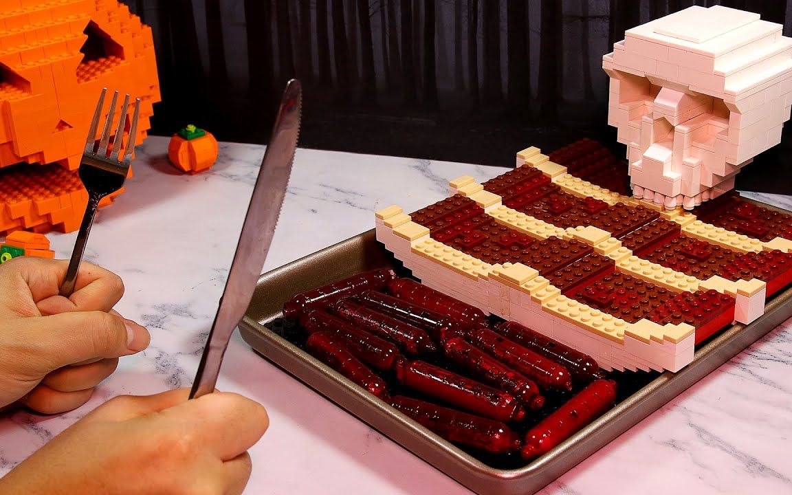 【乐高定格动画】晚餐吃烤箱烧烤肋骨_哔哩哔哩_bilibili