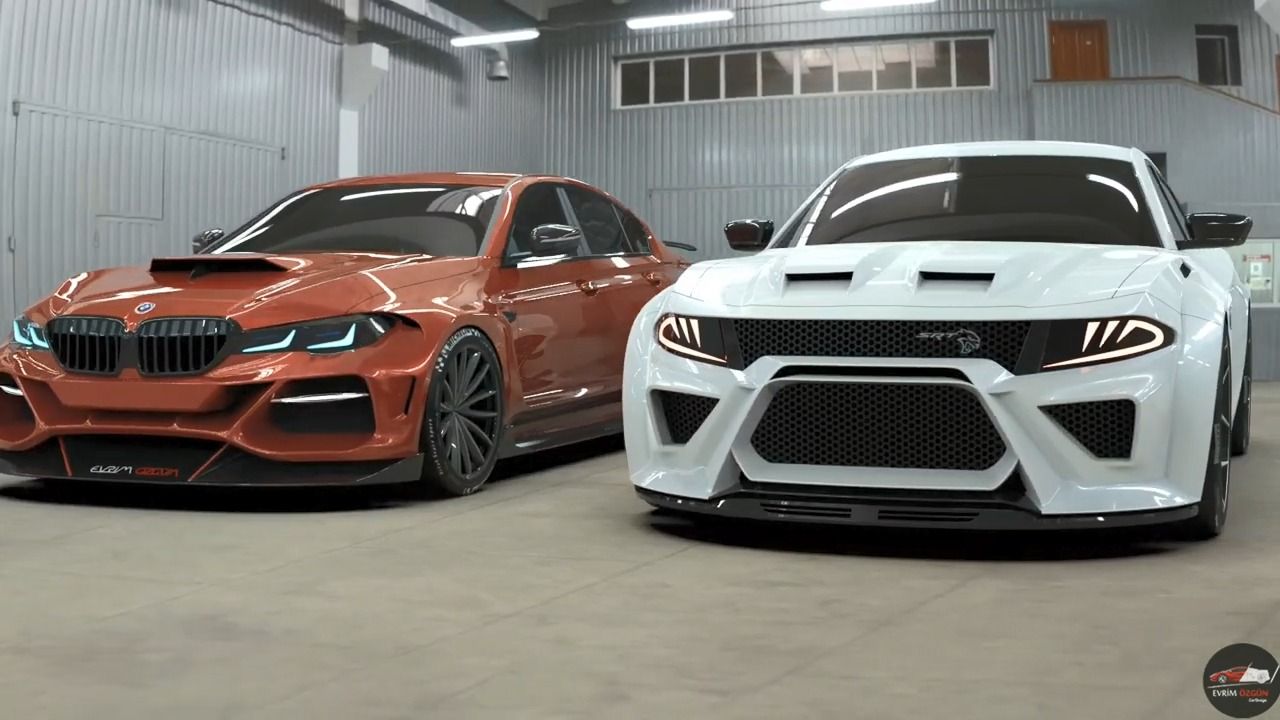 2024全新道奇 Dodge Charger SRT Hellcat vs BMW M5哔哩哔哩bilibili