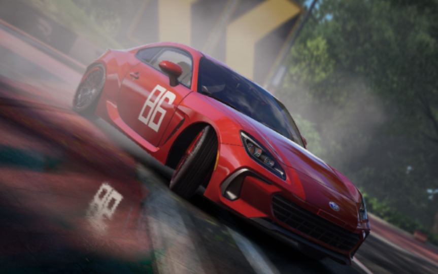 巅峰极速 斯巴鲁brz仿gt86涂装