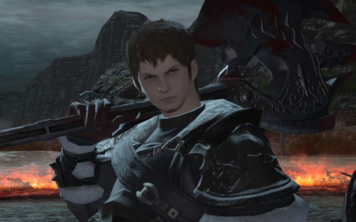 [ff14]瞎库波玩的哈迪斯单奶 战士视角