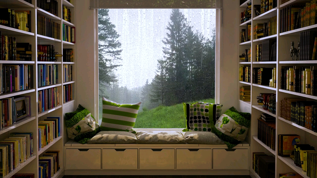 【白噪音】雨天书房氛围音