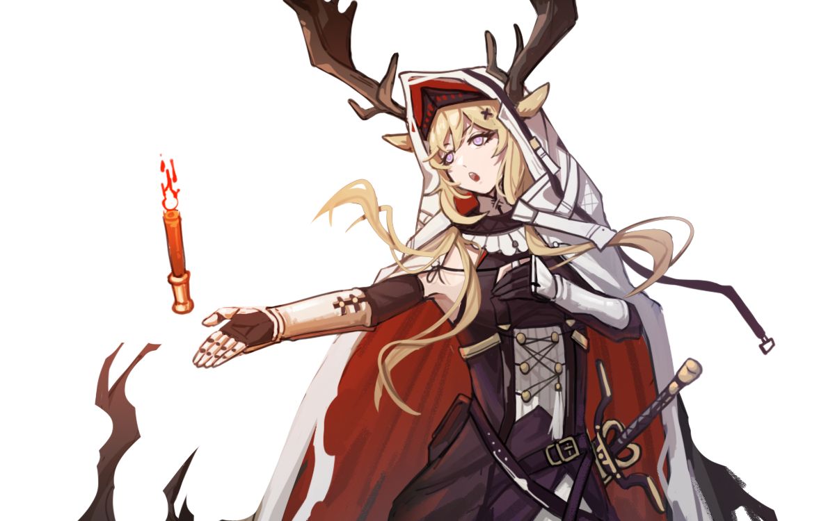 【绘画过程】薇薇安娜(明日方舟50天摸鱼挑战第3天)