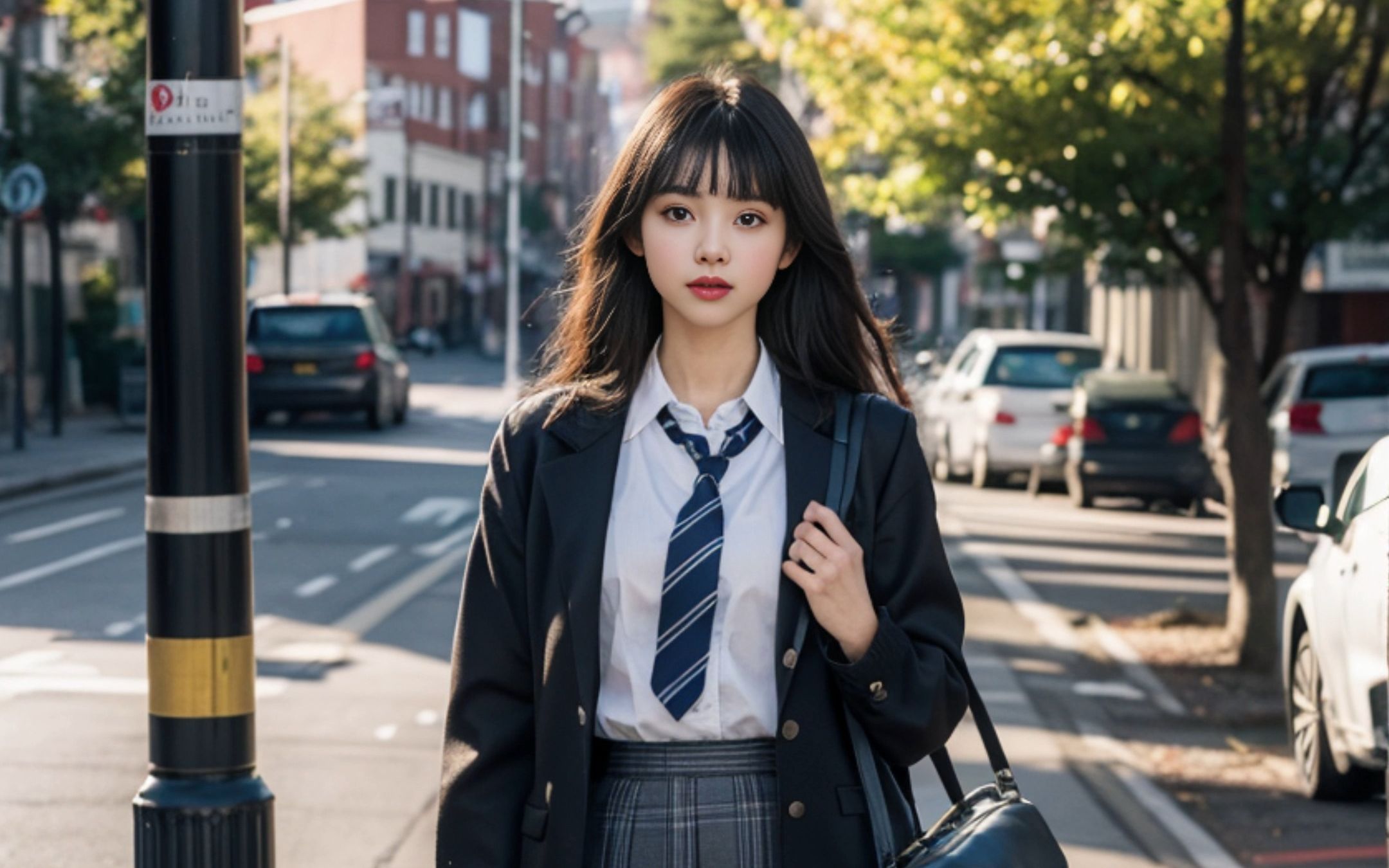 【ai绘画】jk制服写真女友