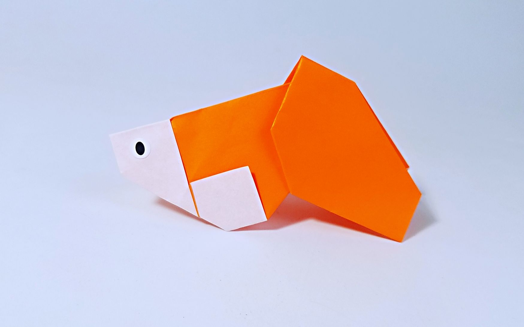 教你折纸金鱼2海洋动物系列折纸儿童很喜欢