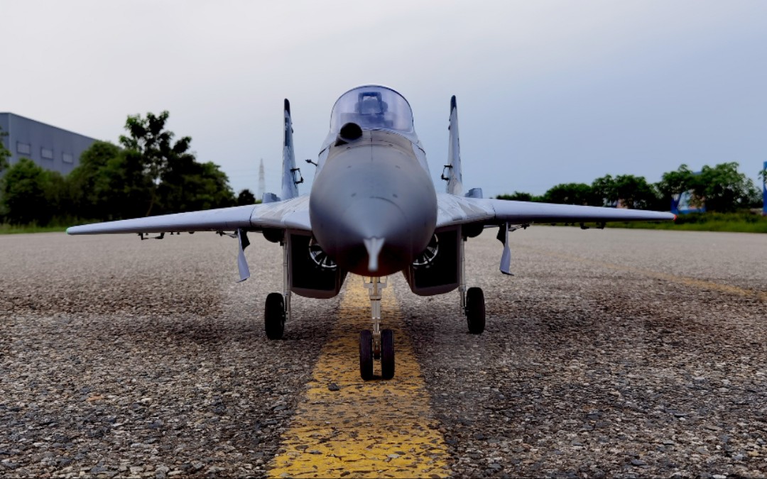 [图]飞翼双80MIG-29降落