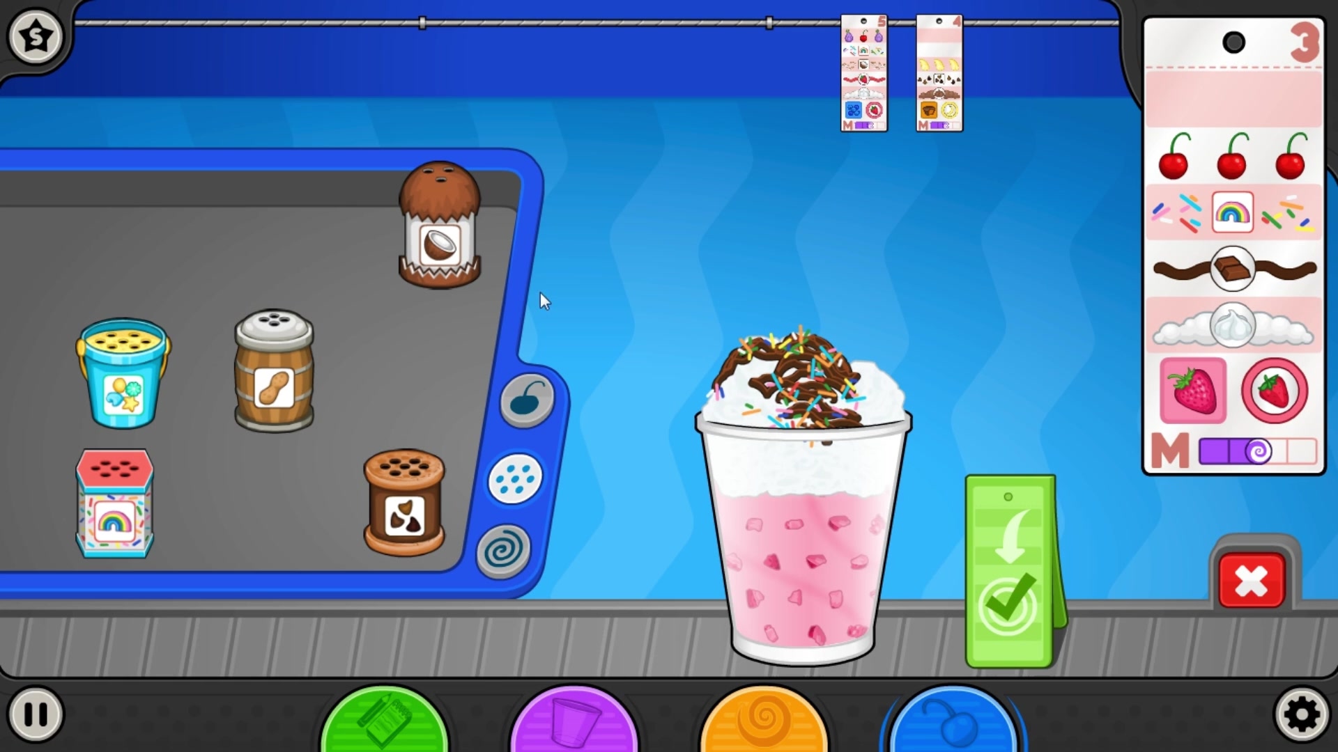 老爹豪华冰激凌店(day4~day8)