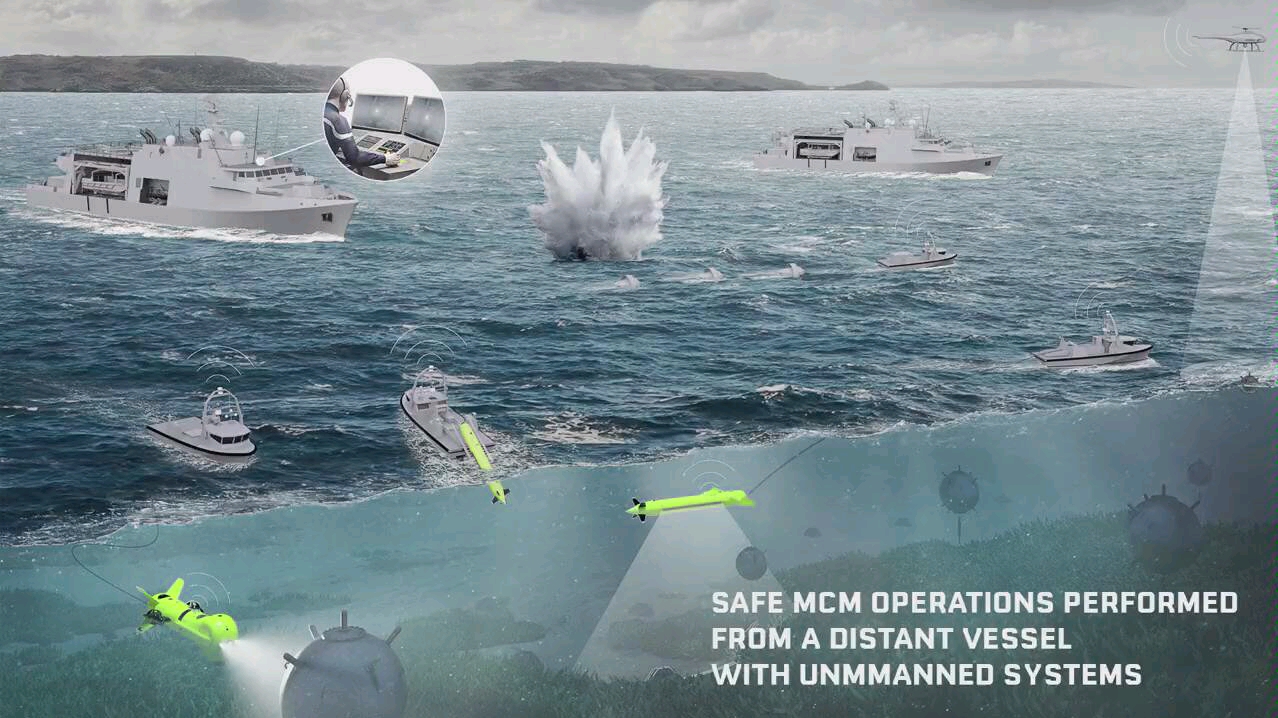 eca公司发布最新全套无人反水雷系统演示动画