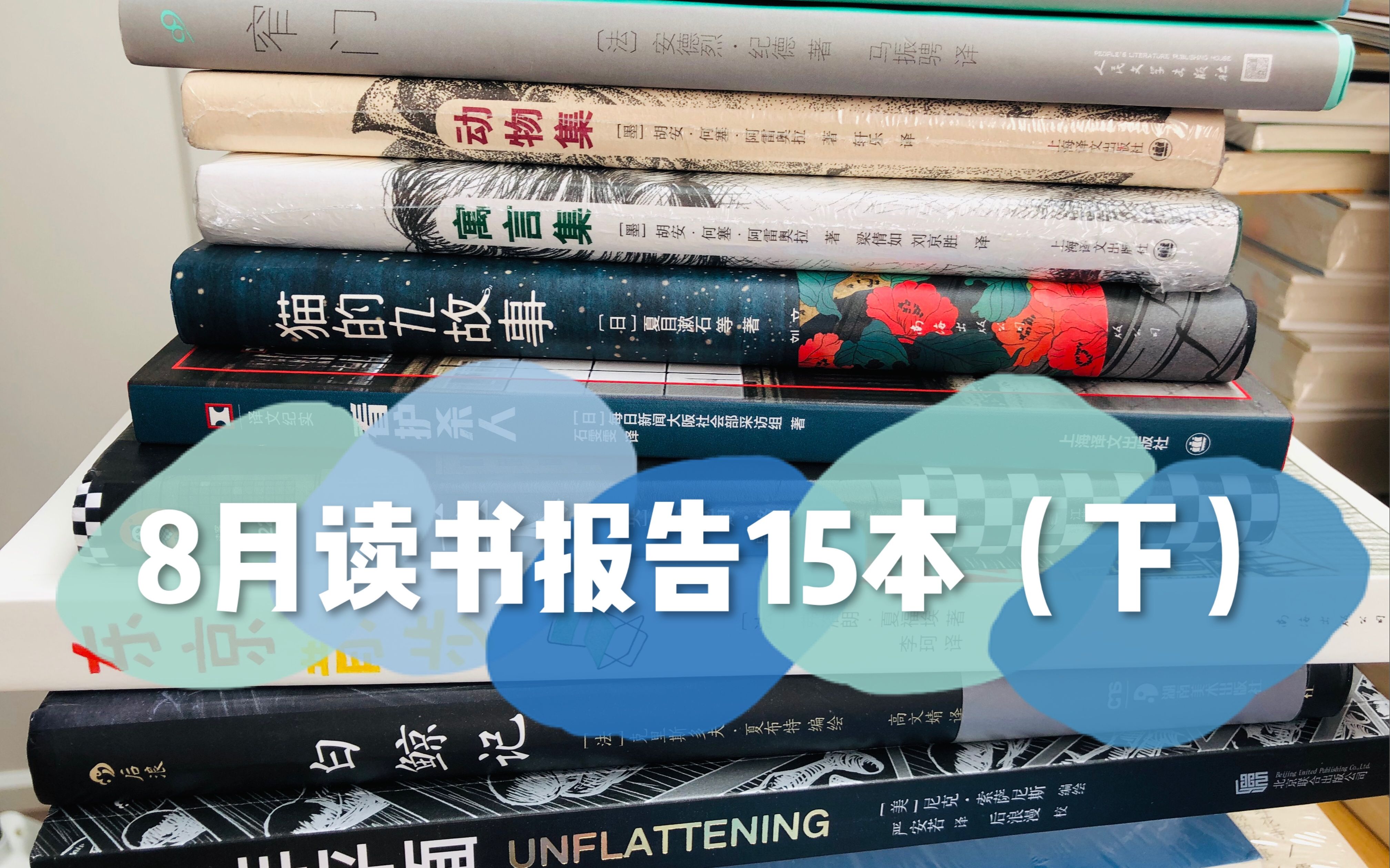 【冰糖】8月读书报告(下)|15本|虚构|非虚构|社科|图文|游记|古籍出版社|格雷厄姆格林|新经典|读客etc.哔哩哔哩bilibili