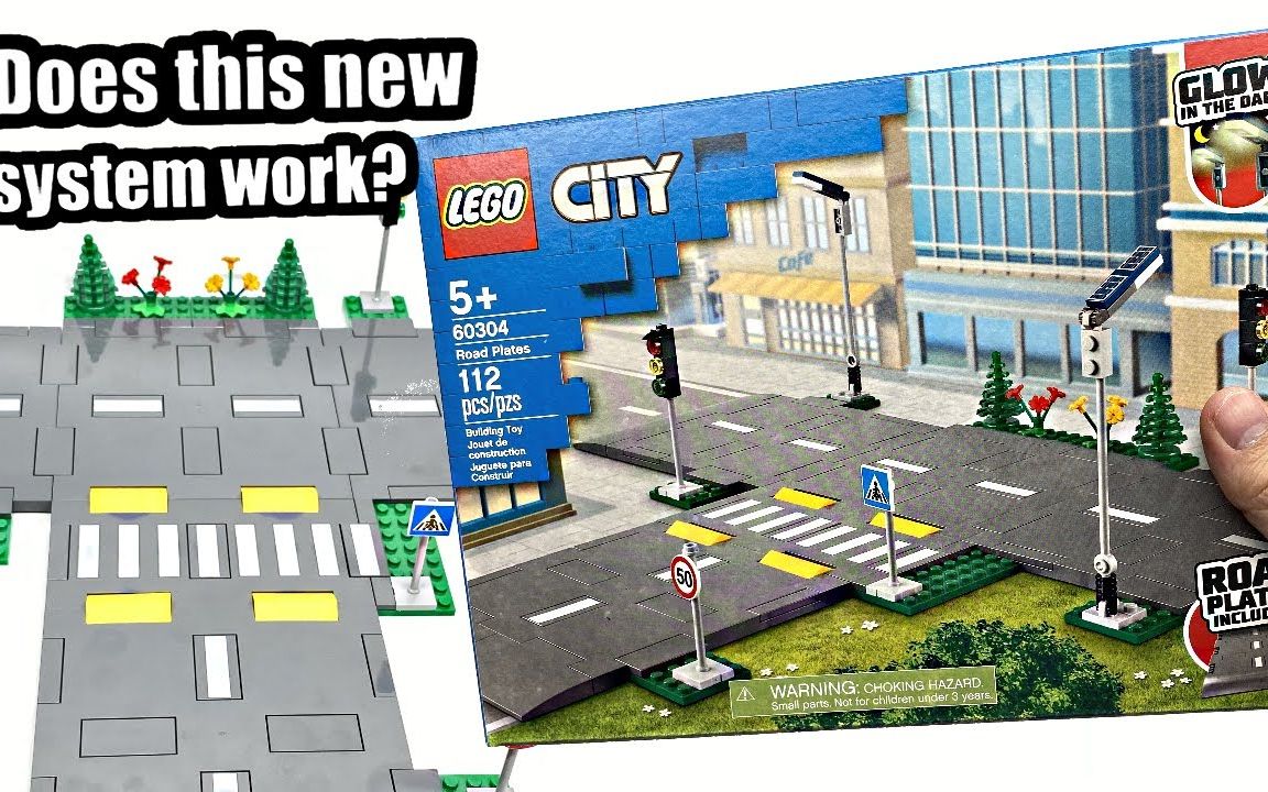 [图]乐高 LEGO 城市60304 带交通灯的十字路口 2021新品评测