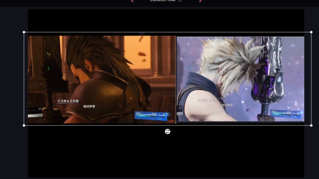 最终幻想7重生 扎克斯克劳德共同举剑宣誓战斗 日配中字网络游戏热门视频