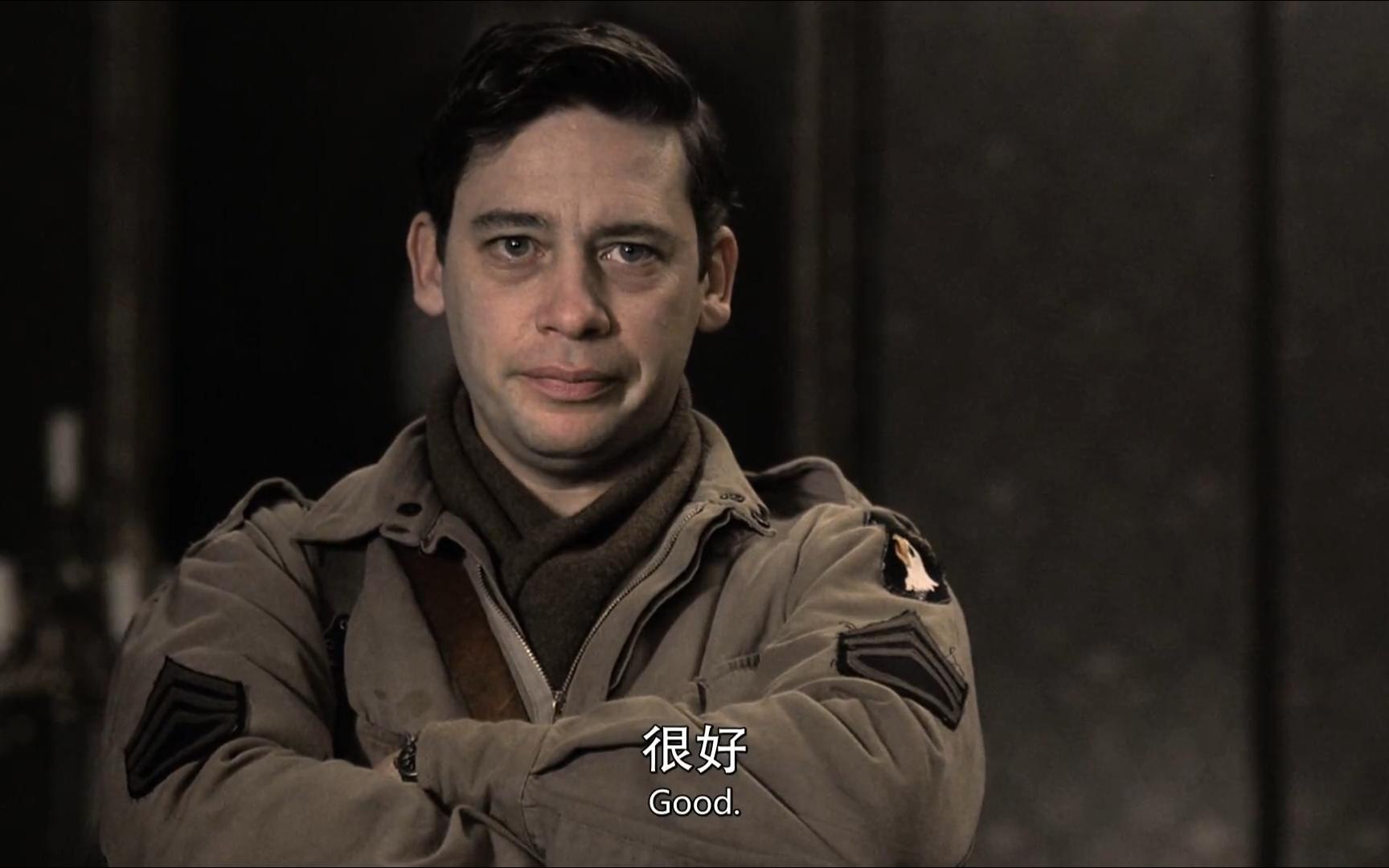 兄弟连-注意马丁的表情