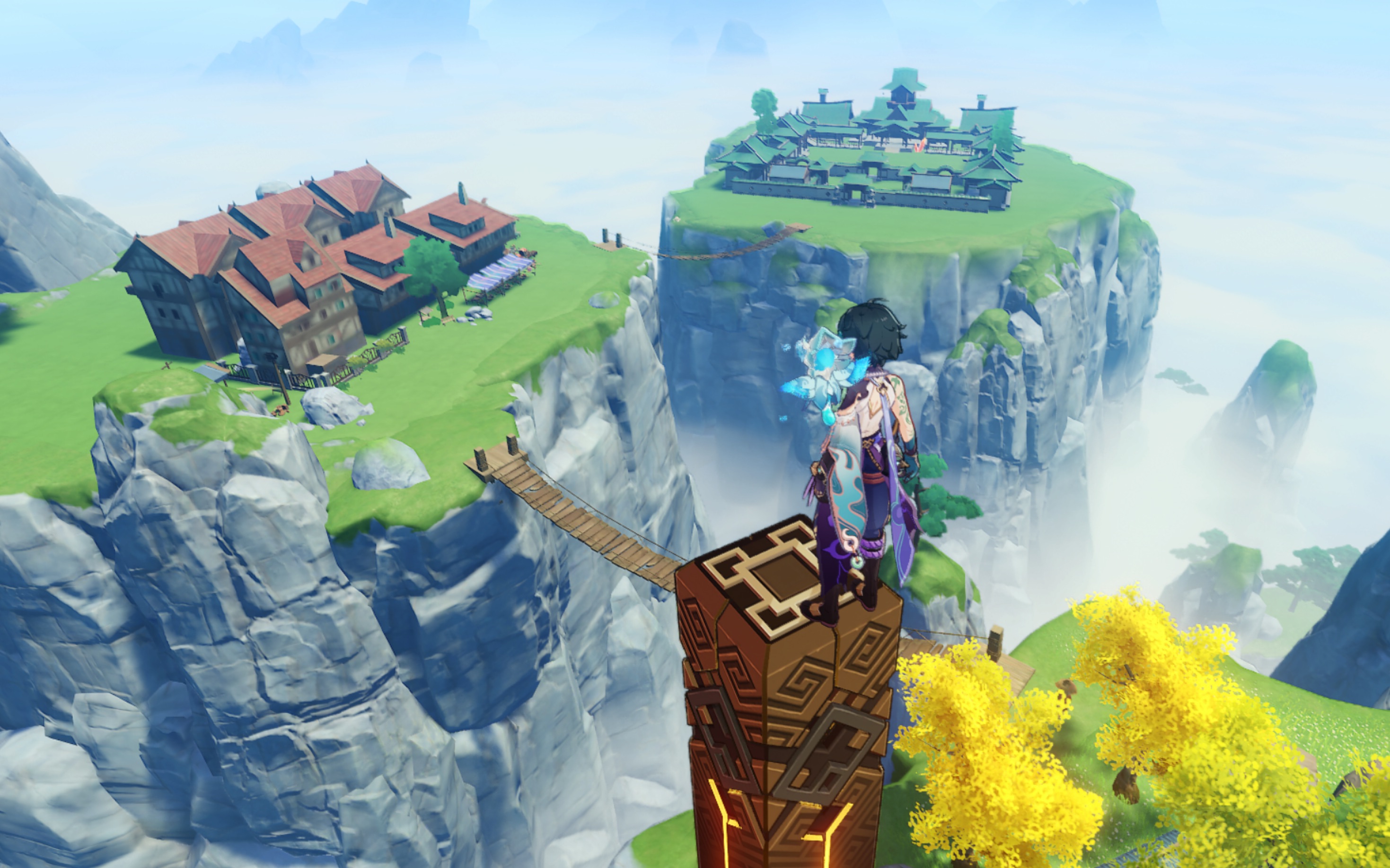 【原神】爆肝一星期五级家园 1w3仙力 四合院 仙宗 蒙德三区域布局