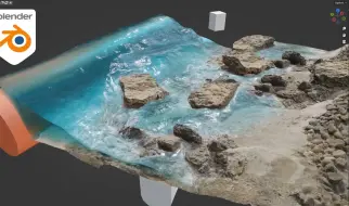 Download Video: 【资源白嫖分享】Blender 水流特效模拟插件 - Cell Fluids v1.6.1 | 实时流体模拟教程