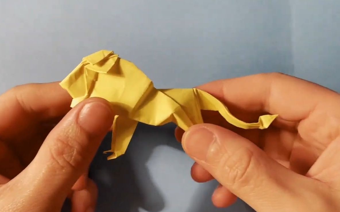 【madiyar origami】獅子摺紙教程how to make a cool origami lion