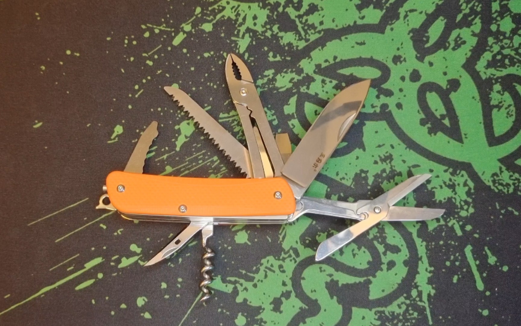 多功能折刀 三刃木折刀 山特维克12c27钢材 国产折刀