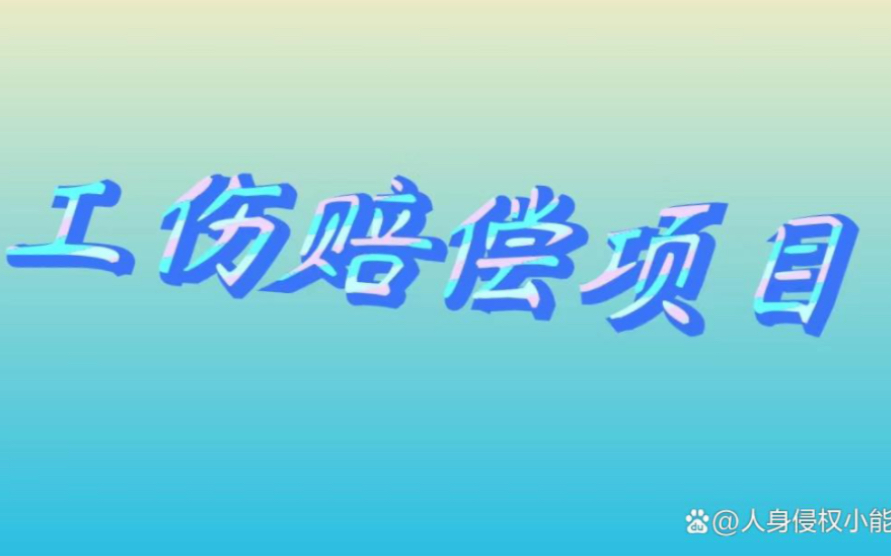 工伤赔偿项目哔哩哔哩bilibili