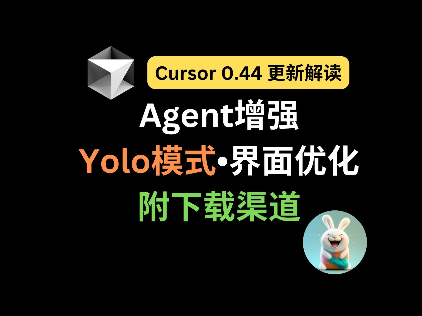 Cursor 0.44 更新解读:Agent增强•Yolo模式•界面优化 | 附下载渠道哔哩哔哩bilibili