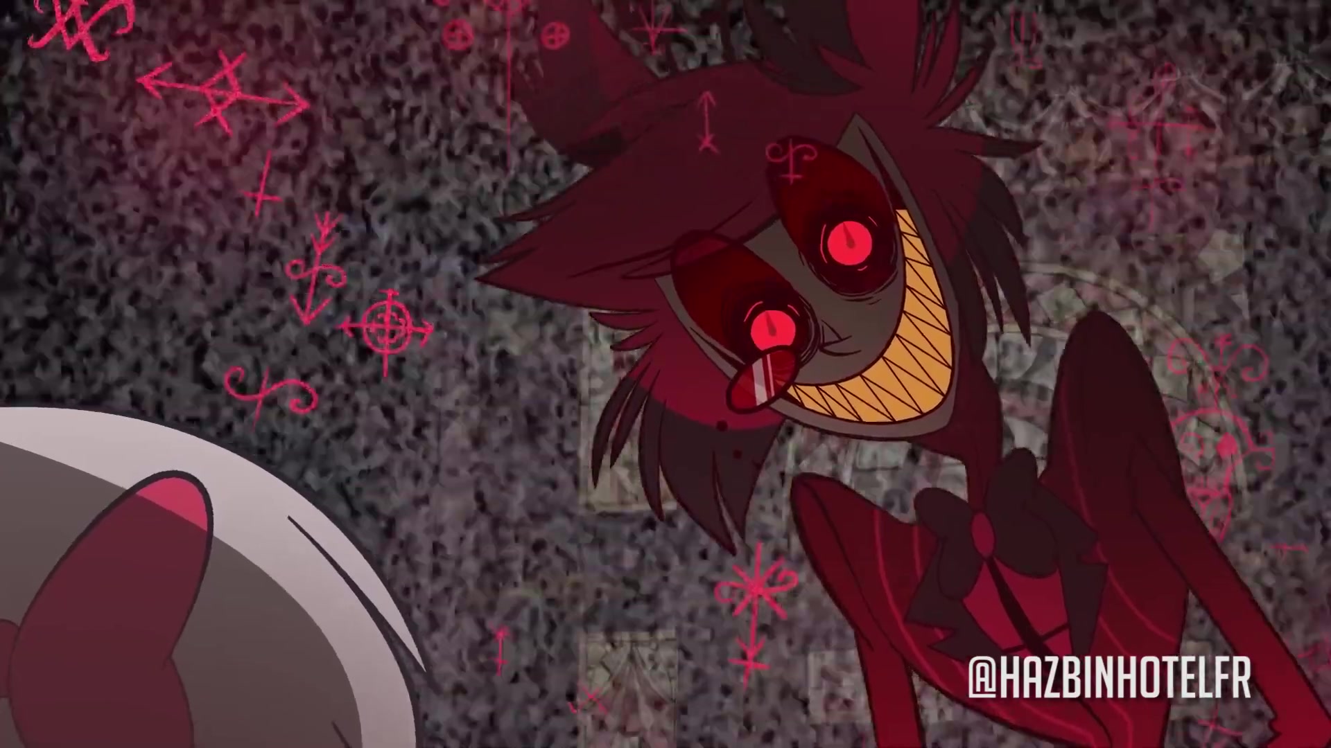 地狱客栈法语片段"lets misbehave"(clip fandub fr vf)_哔哩哔哩