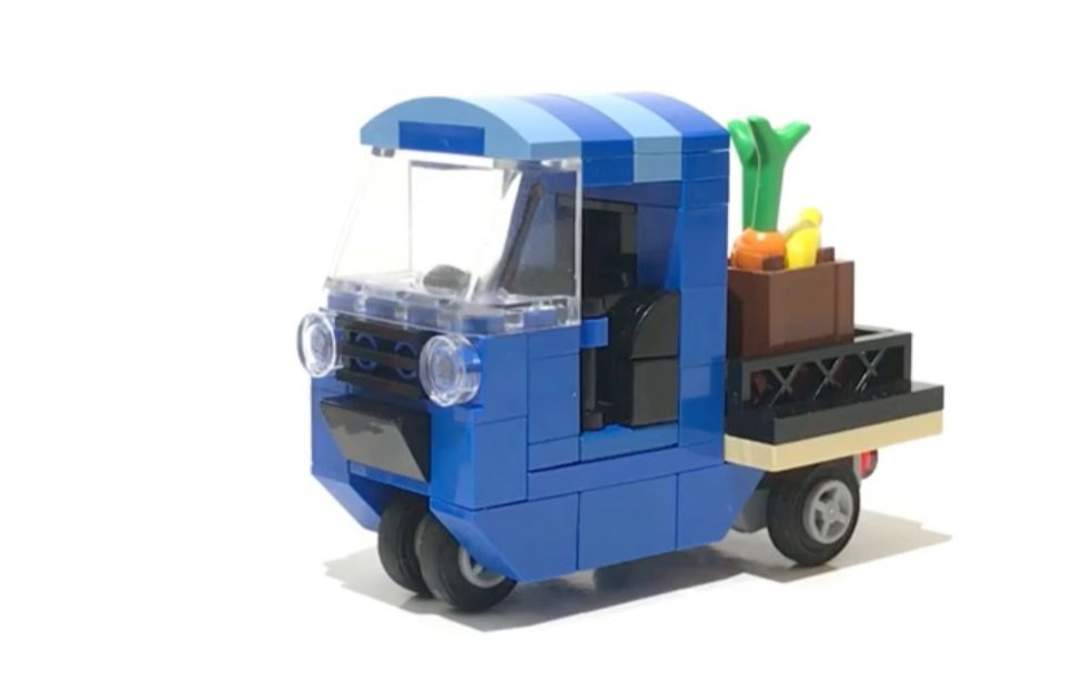 乐高moc教程 三轮车 三蹦子 拼搭指南