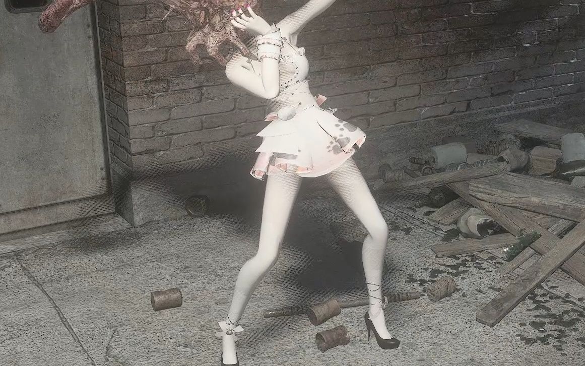 生化危机3 白丝弱音被推到寄生