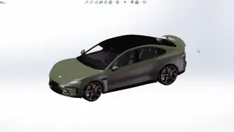 Solidworks小米汽车SU7模型，3D模型无偿分享给大家！