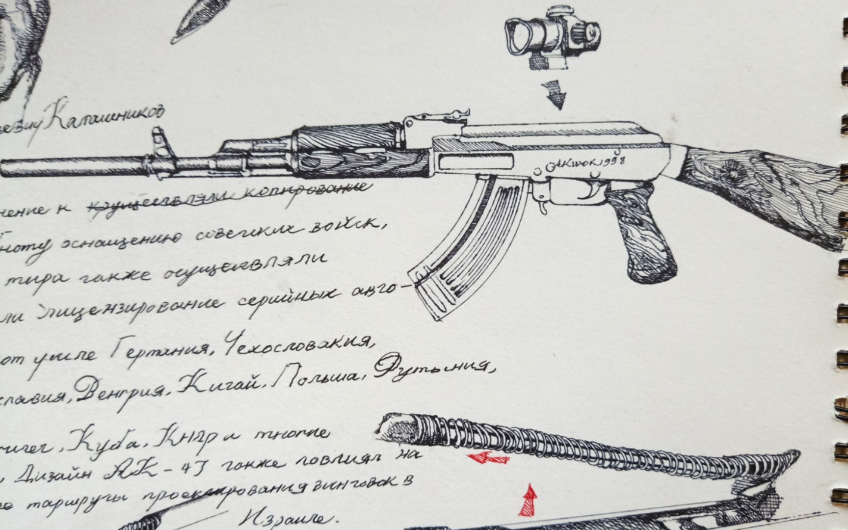 ak-47简笔画