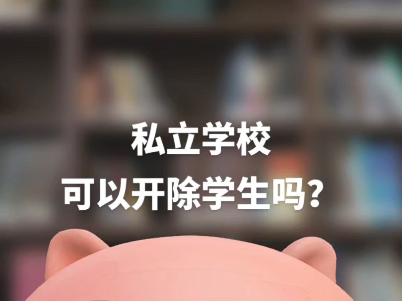 私立学校可以开除学生吗?哔哩哔哩bilibili