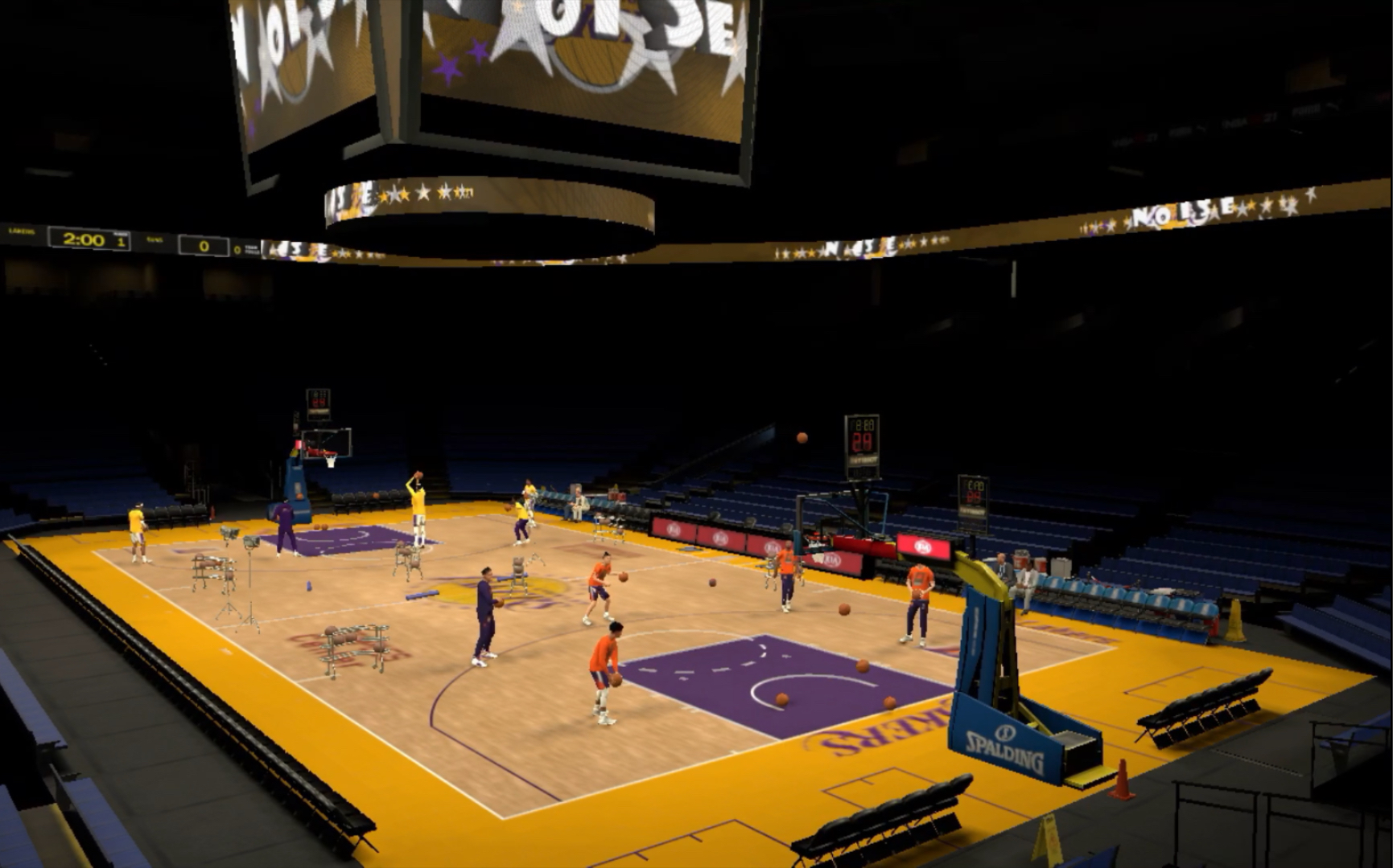 《nba2k21 》手游湖人主场比赛失利!