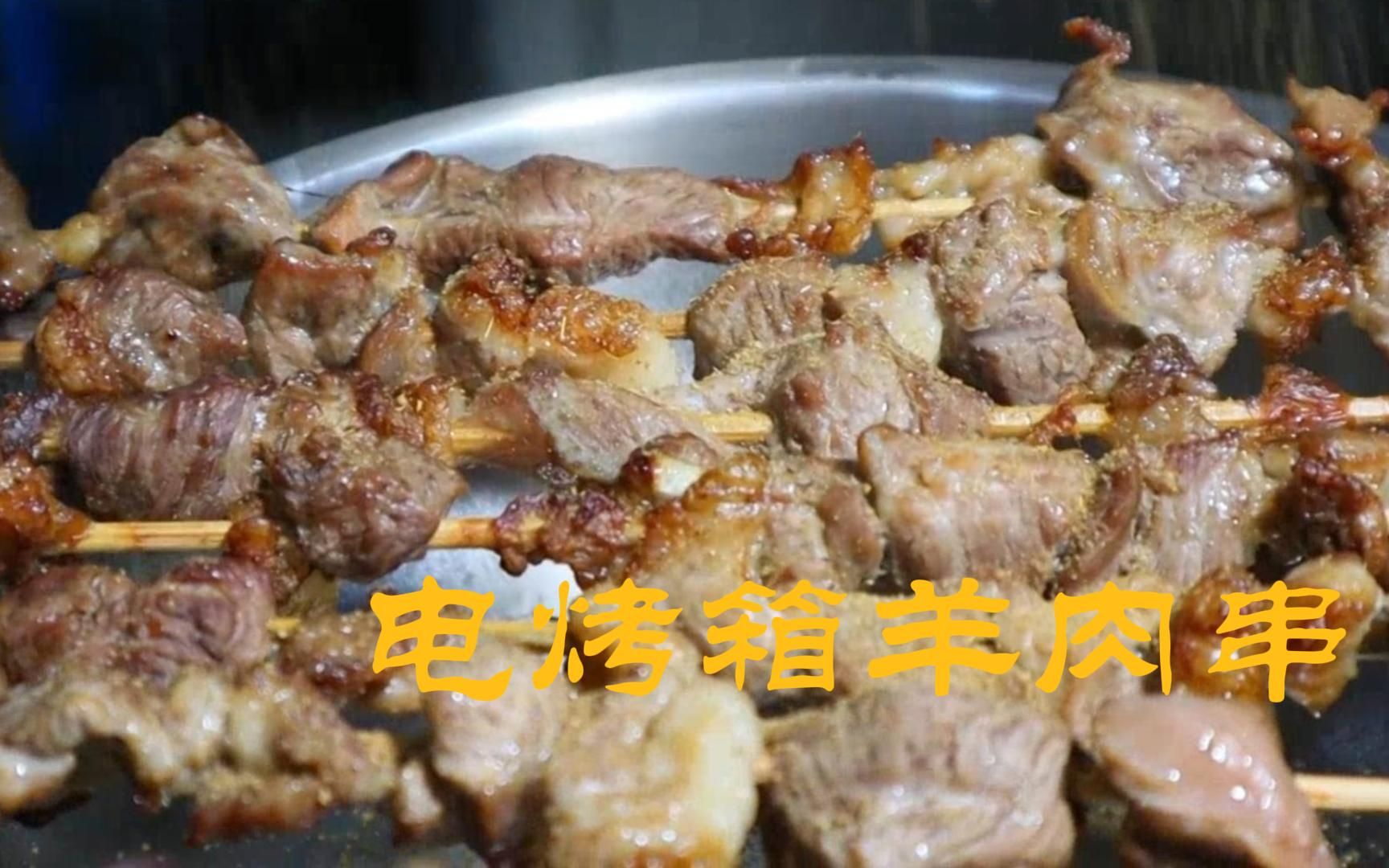 你想在家吃到健康美味的羊肉串吗?一个电烤箱就能实现,办法简单哔哩哔哩bilibili