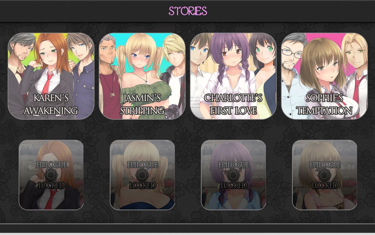 [图]【PC/手机/汉化/SLG】LoveStorie1.1（华丽爱情故事）