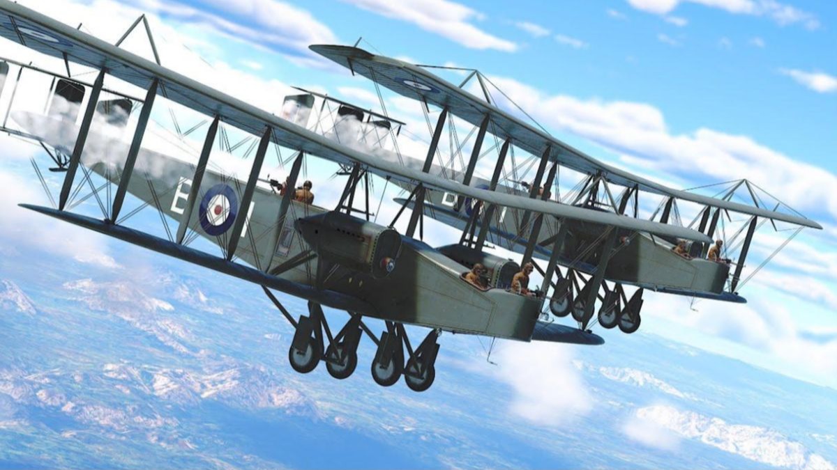 一战轰炸机在战雷空历