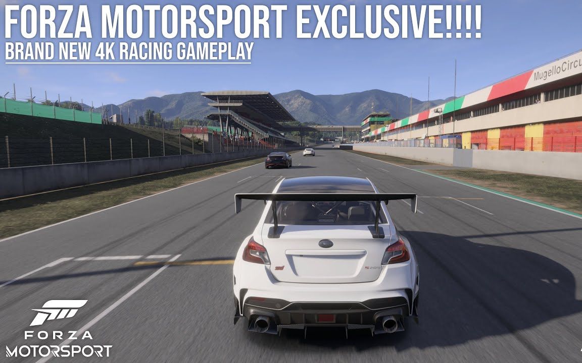 [图][DJS]Forza Motorsport独家实机4K试玩(斯巴鲁宽体套件与其他更多车型)