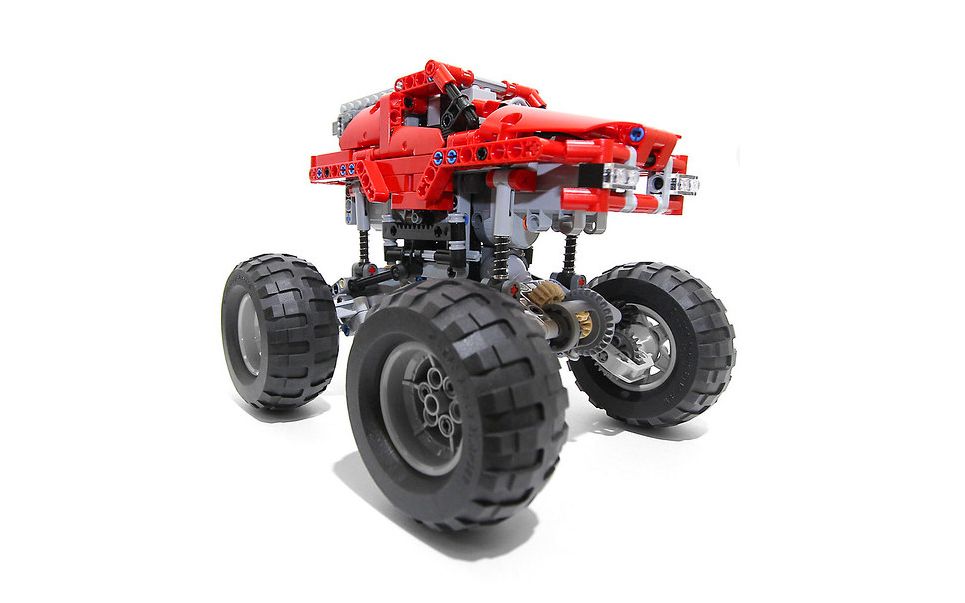 乐高 lego 42005 科技机械组 怪兽卡车 2013速拼评测