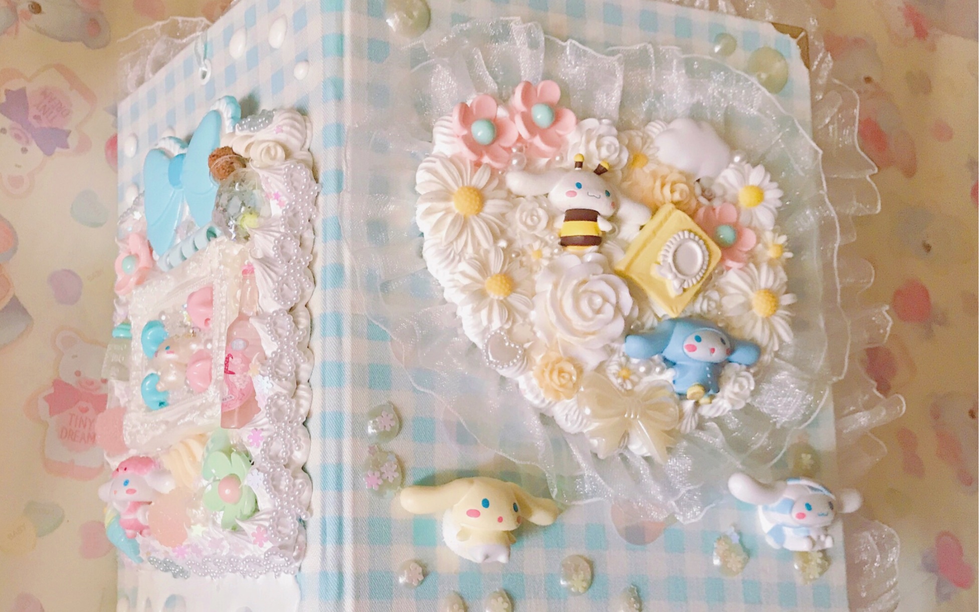 【junk journal】sanrio 三丽鸥主题 玉桂狗主题 超级多大耳狗 美乐蒂素材吖 实物闪闪的哔哩哔哩bilibili