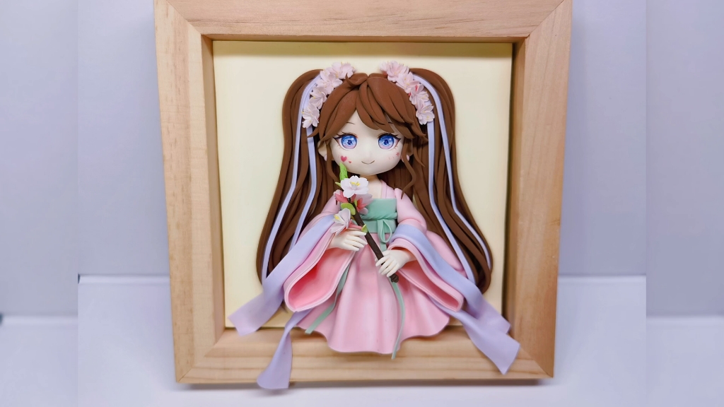 【超轻粘土】一看就会的二次元古风小姐姐制作过程分享