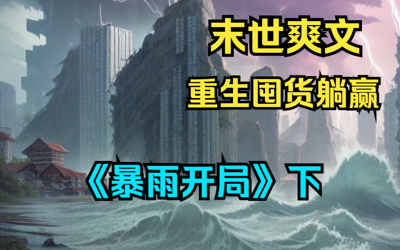 [图]末世爽文《暴雨开局》下：一场暴雨席卷大地，继而转化成了酸雨席卷全球，酸雨腐蚀了粮食房屋和人类，天灾降临！