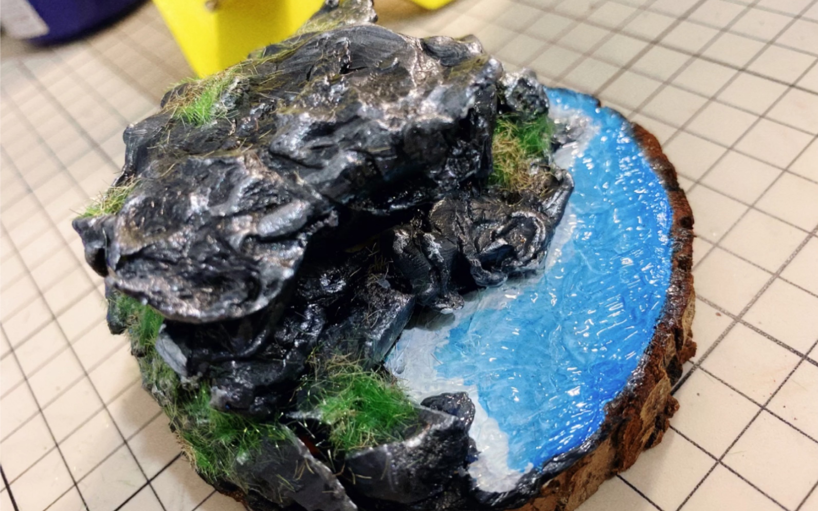 超轻粘土石头底座_哔哩哔哩_bilibili