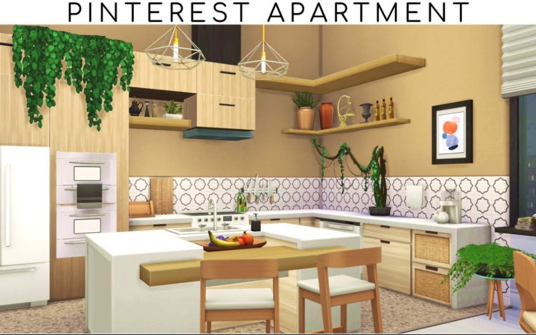 【模拟人生4速建|搬运】PINTEREST INSPIRED APARTMENT by CharlyPancakes哔哩哔哩bilibili