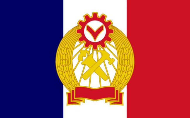 法国外籍军团军旗图片