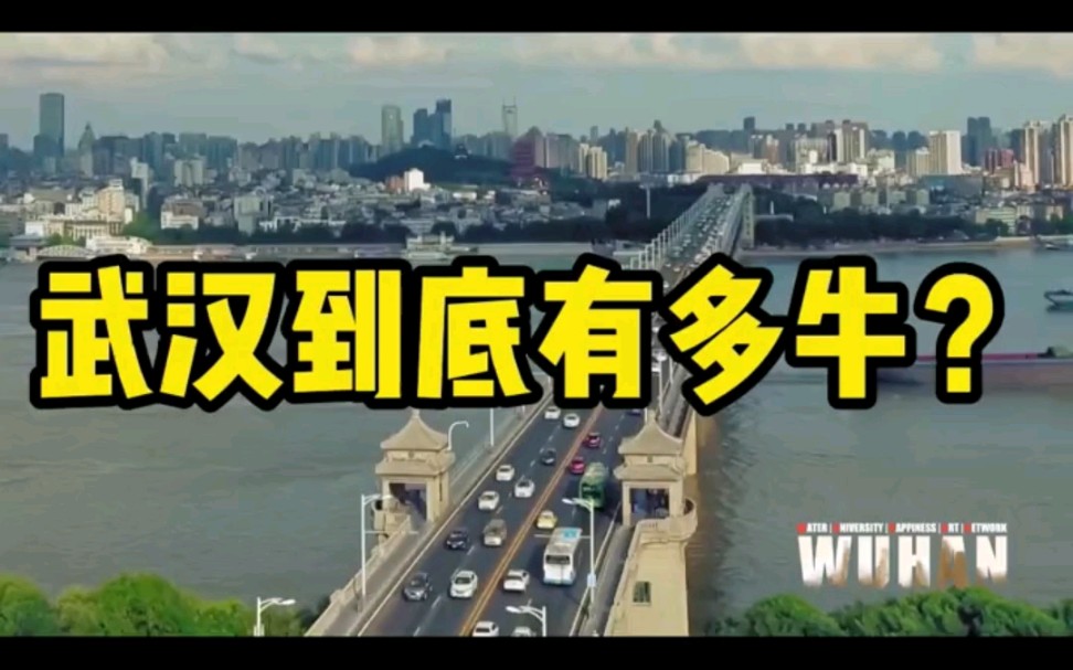 武汉这座城市到底有多厉害,连武汉人自己都不清楚哔哩哔哩bilibili