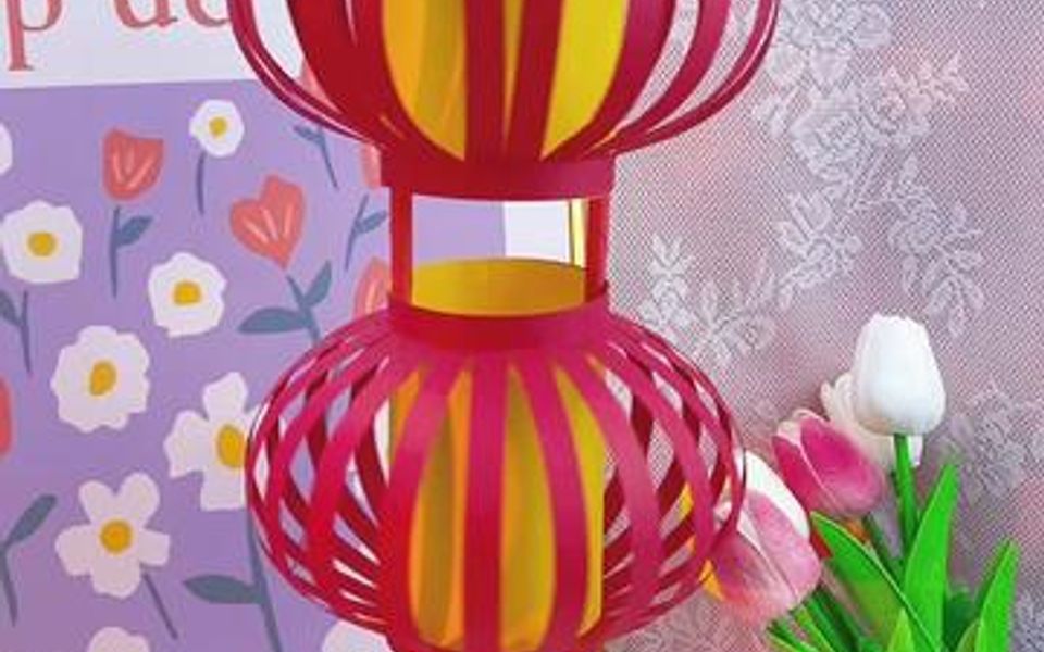 手工灯笼制作教程来咯超简单春节元宵都适合