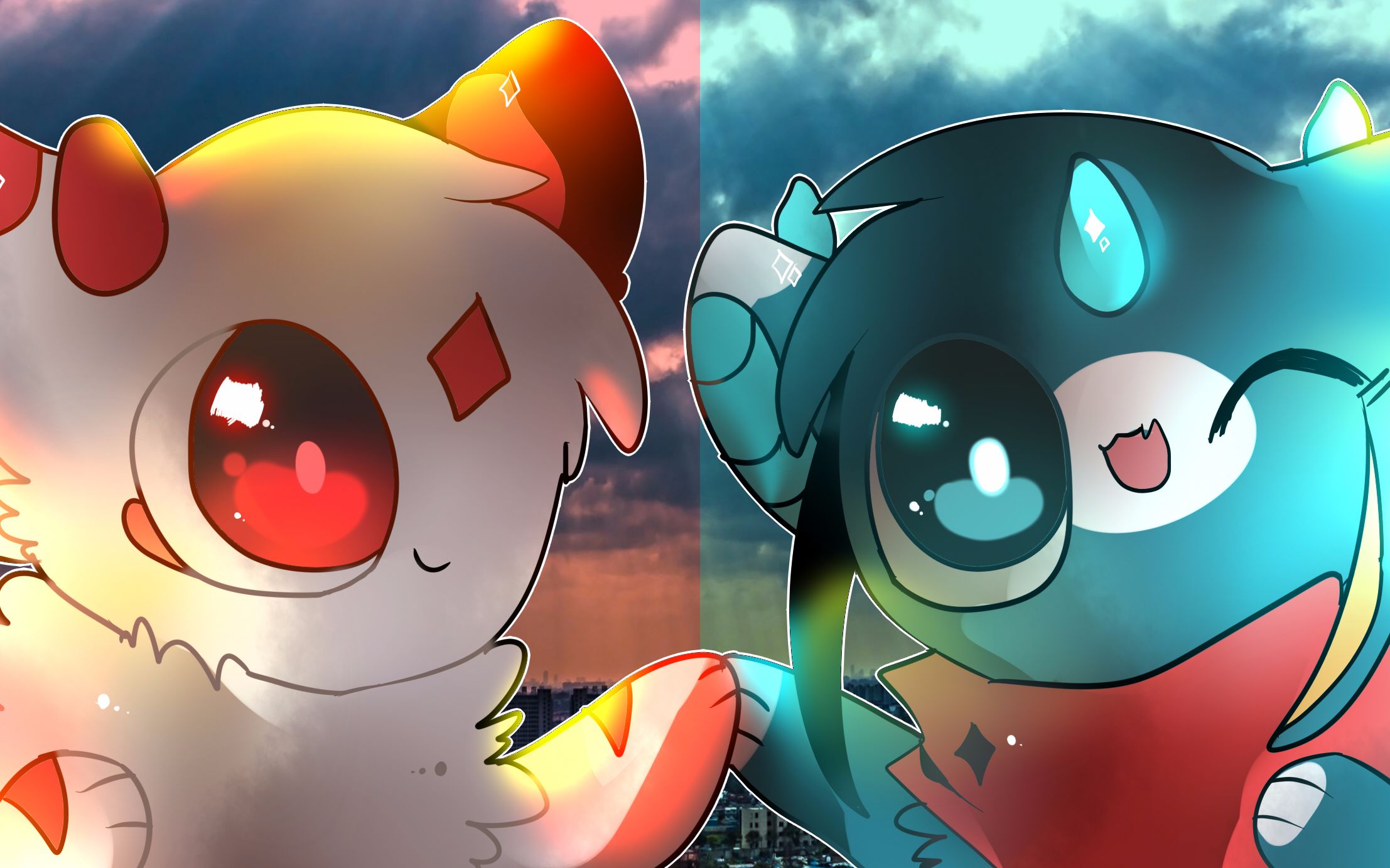 【meme】白尾x嘟嘟的marble soda_哔哩哔哩 (゜-゜)つロ 干杯~-bili