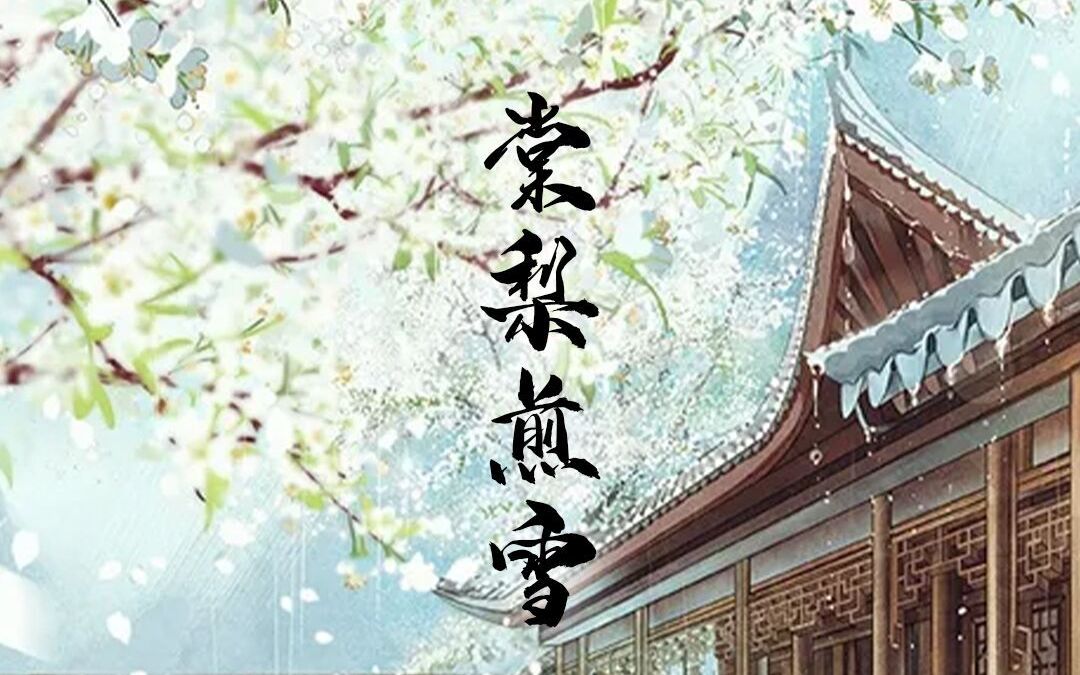 女声翻唱《棠梨煎雪》文艺复兴,听说这个冬天的雪和冻梨更配哦哔哩哔哩bilibili