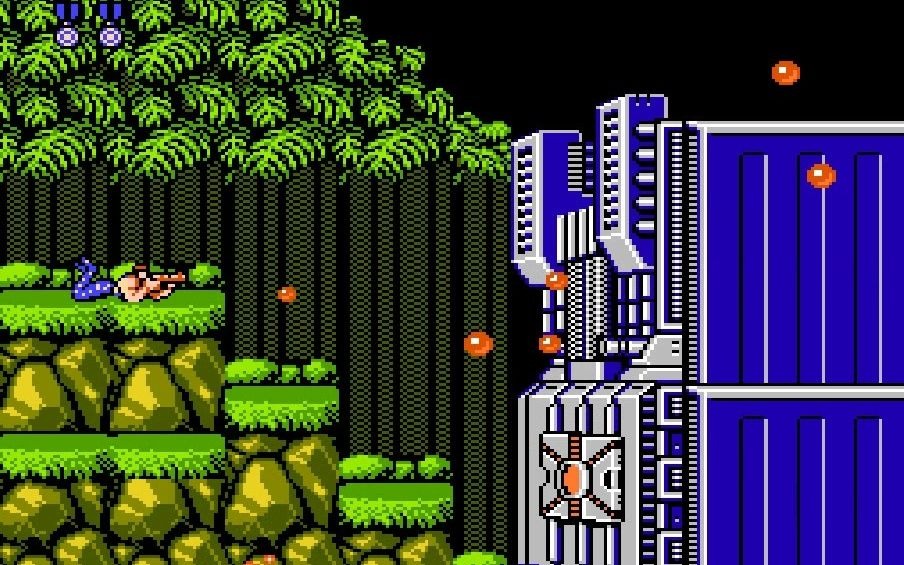 复古 怀旧 小游戏魂斗罗 3条命