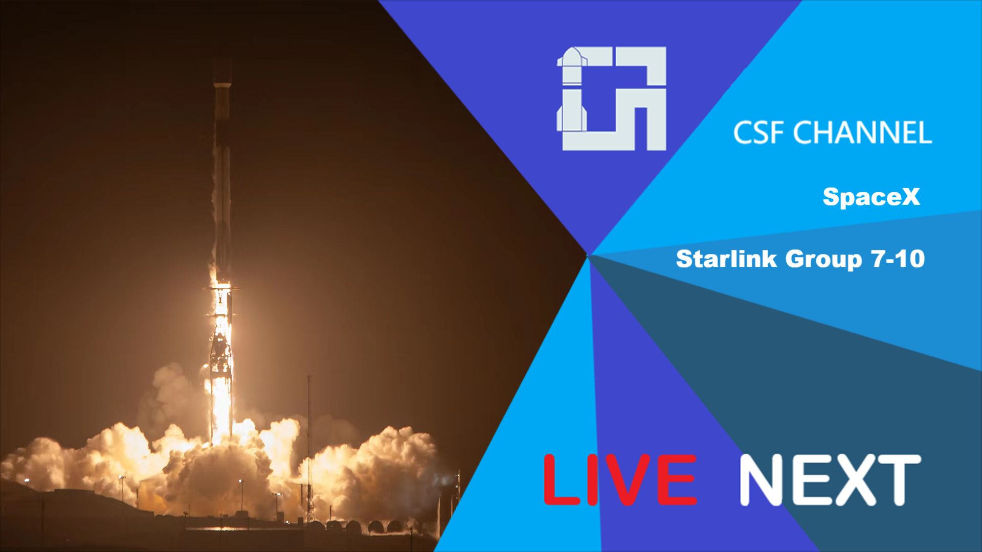 spacex 发射 starlink group 7-10