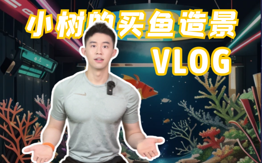 【Vlog】和我一起去买鱼造景吧,米家智能鱼缸年轻人的新手快乐缸哔哩哔哩bilibili