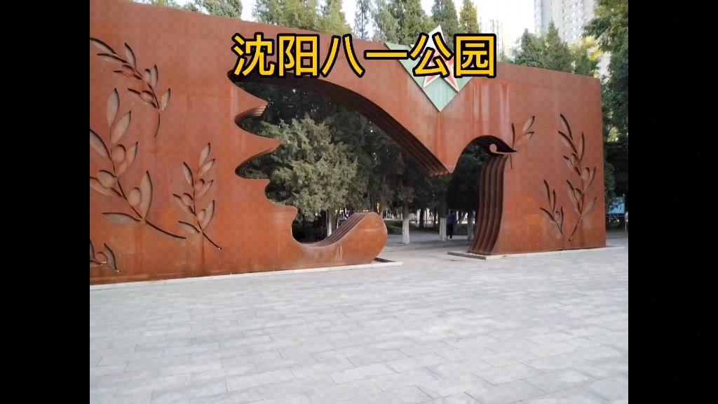 沈阳八一公园里的真飞机坦克大炮