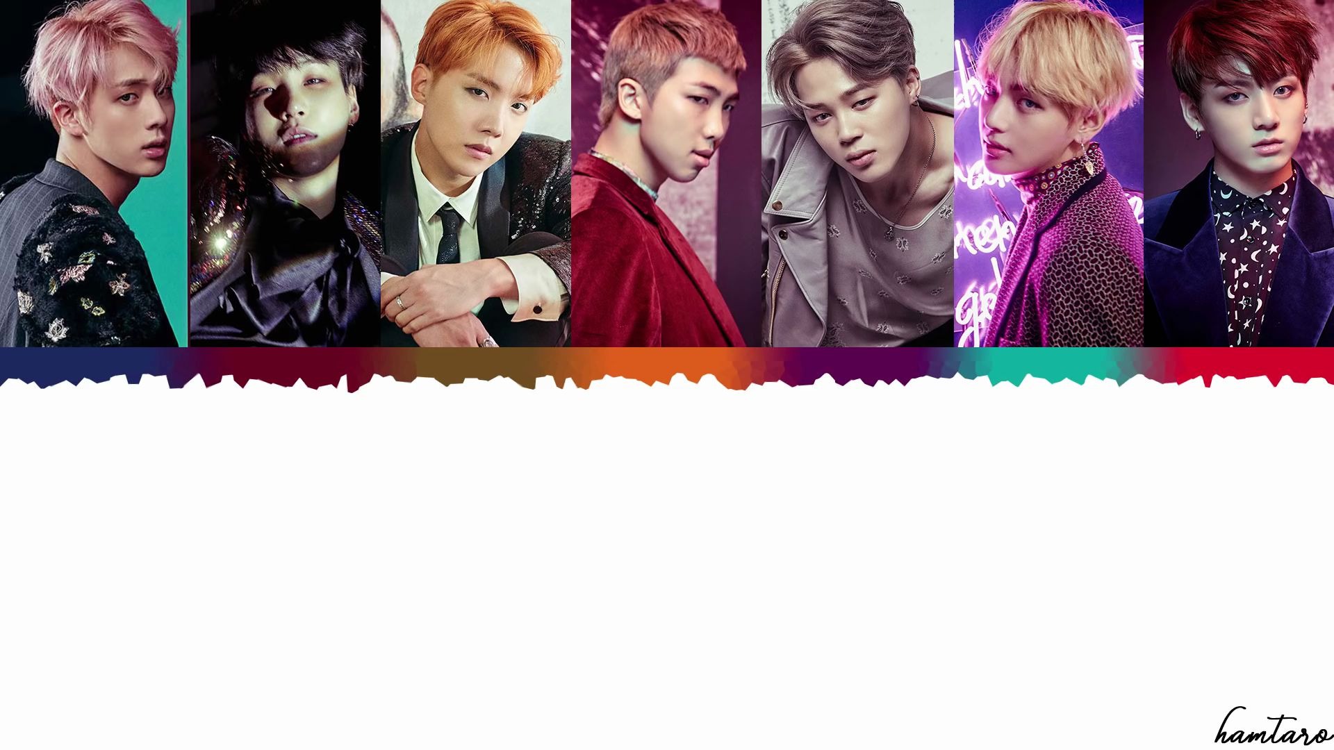 bts'blood sweat tears 歌词版
