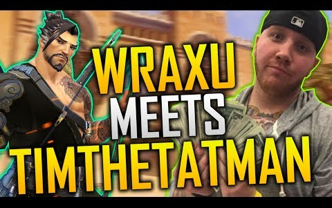 世界排名第一半藏 WRAXU 遭遇 守望最大主播 TIMTHETATMAN(原标题是biggest这里不知道怎么翻..)【守望先锋高手集锦  第五赛季TOP哔哩哔哩...