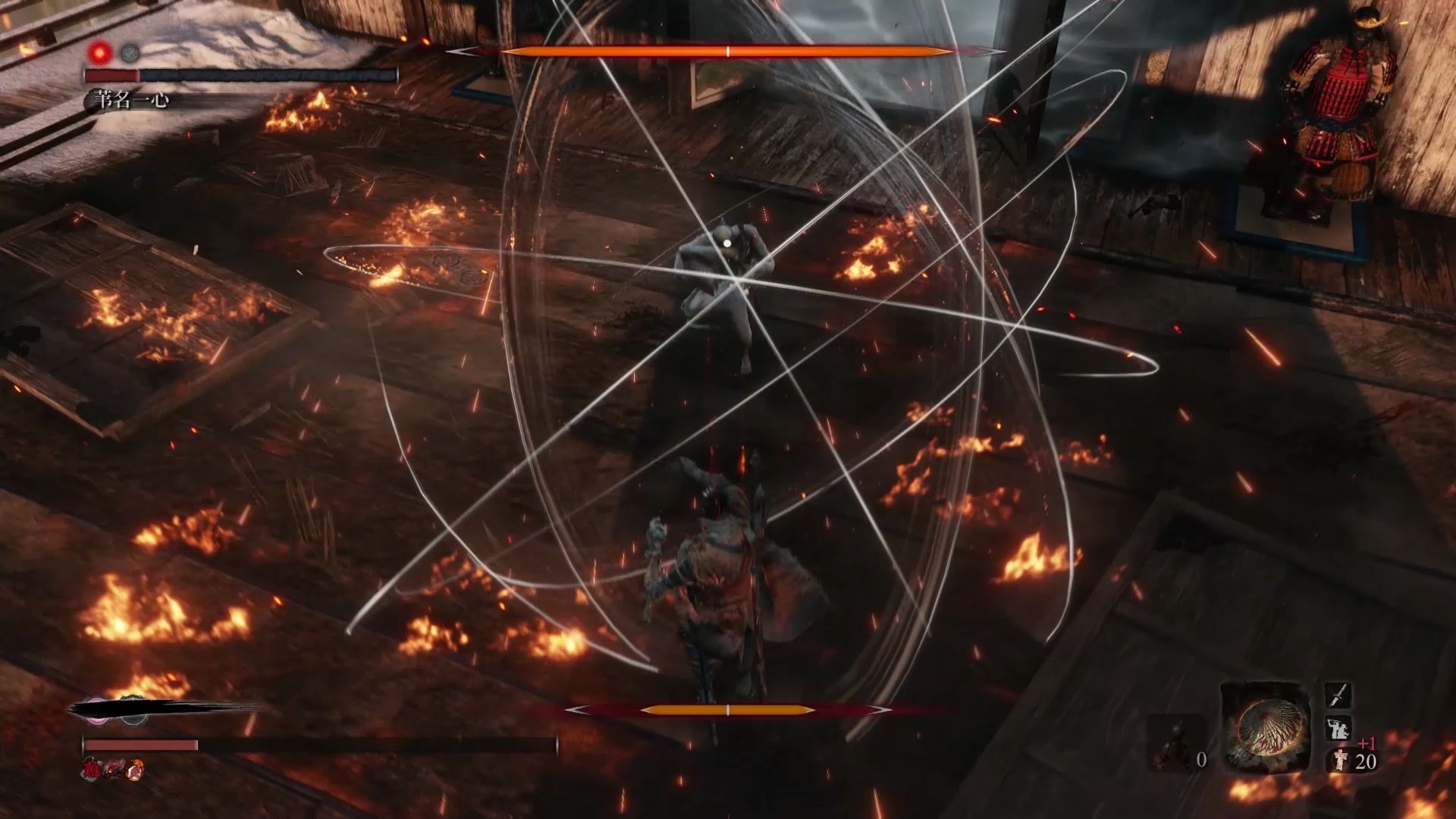 sekiro只狼双难一心最强次元斩到底出了几刀全完美弹反无伤05倍慢动作